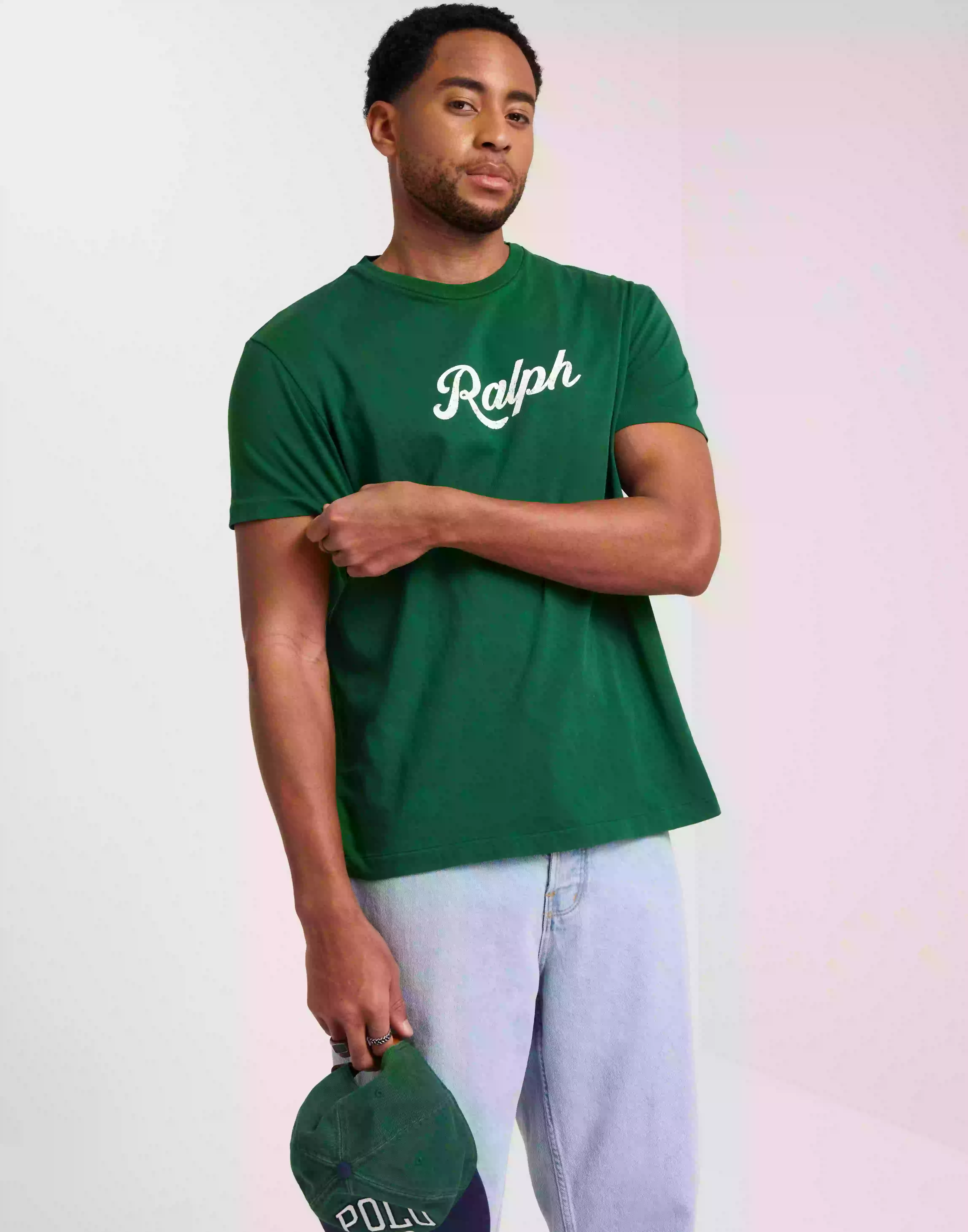 Polo Ralph Lauren SSCNCLSM1-Short Sleeve-T-Shirt T-skjorte med trykk Forest