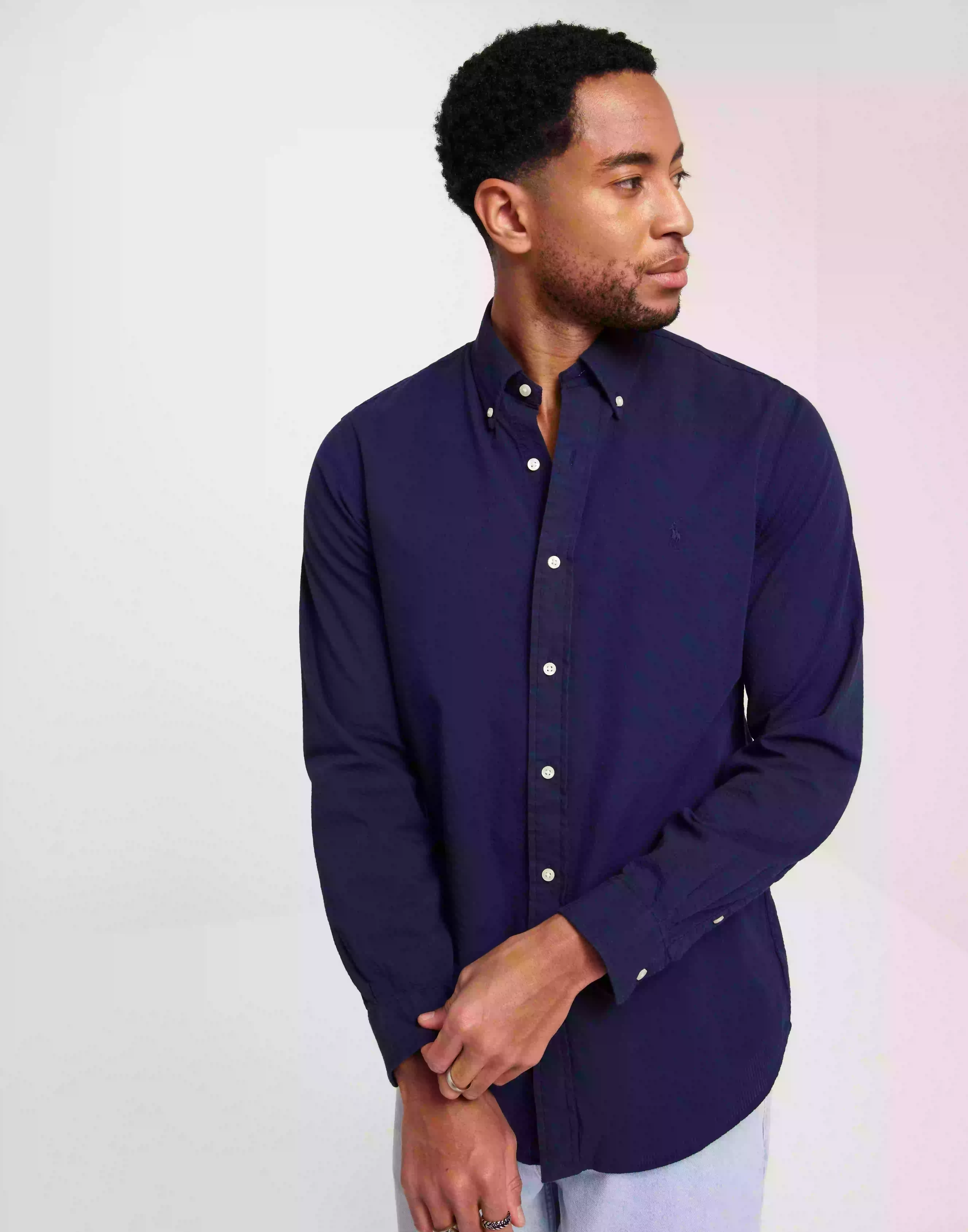 Polo Ralph Lauren Cubdppcs-Long Sleeve-Sport Shirt Skjorter Navy
