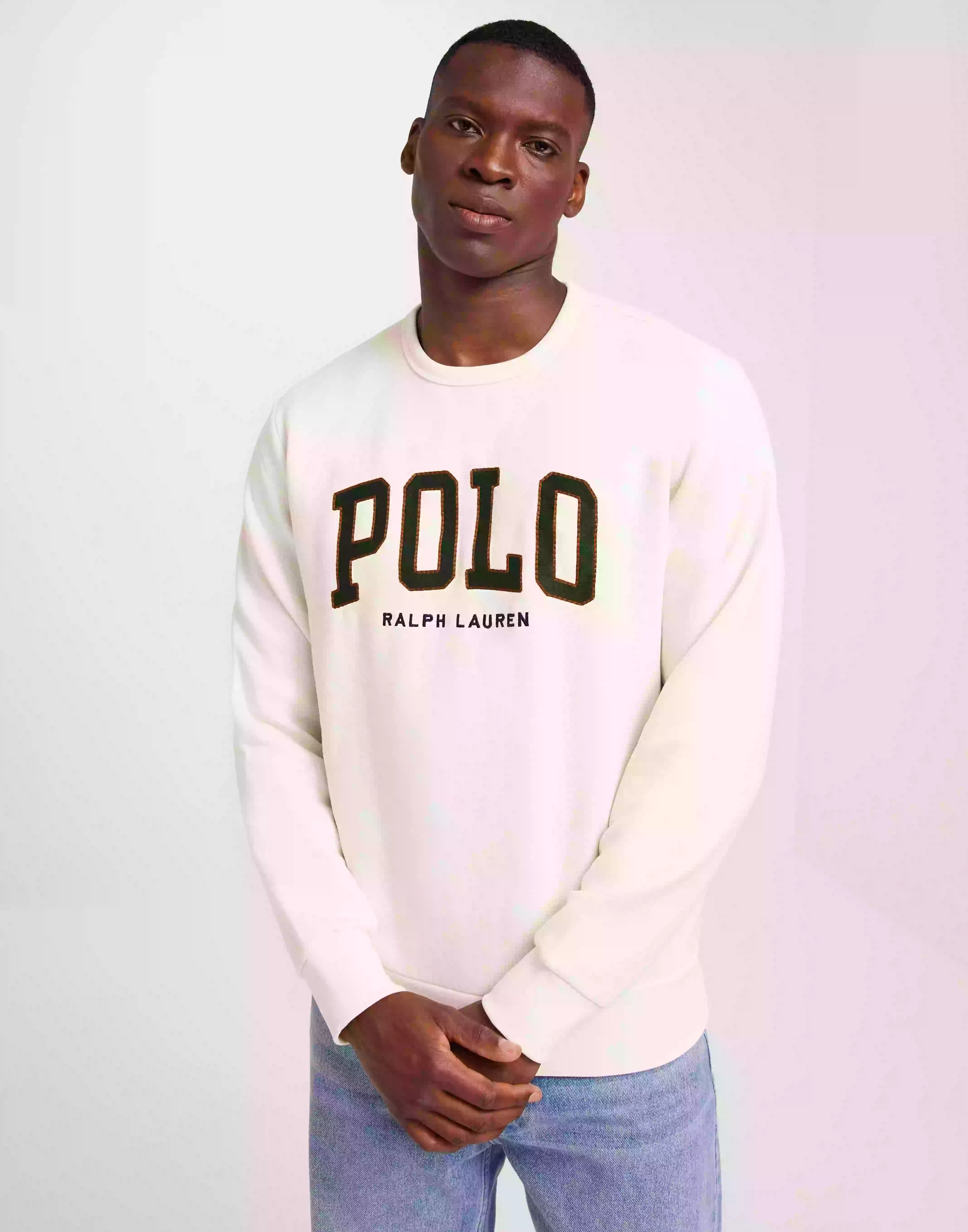 Polo Ralph Lauren LSCNM5-Long Sleeve-Sweatshirt Collegegensere White