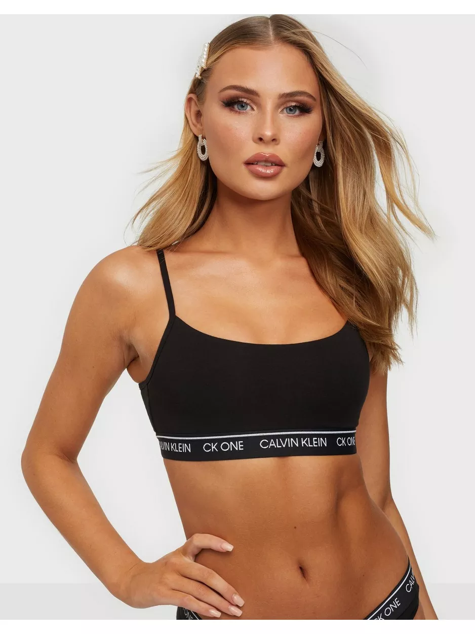 Calvin Klein Underwear Unlined Bralette Mjuk BH utan bygel Black