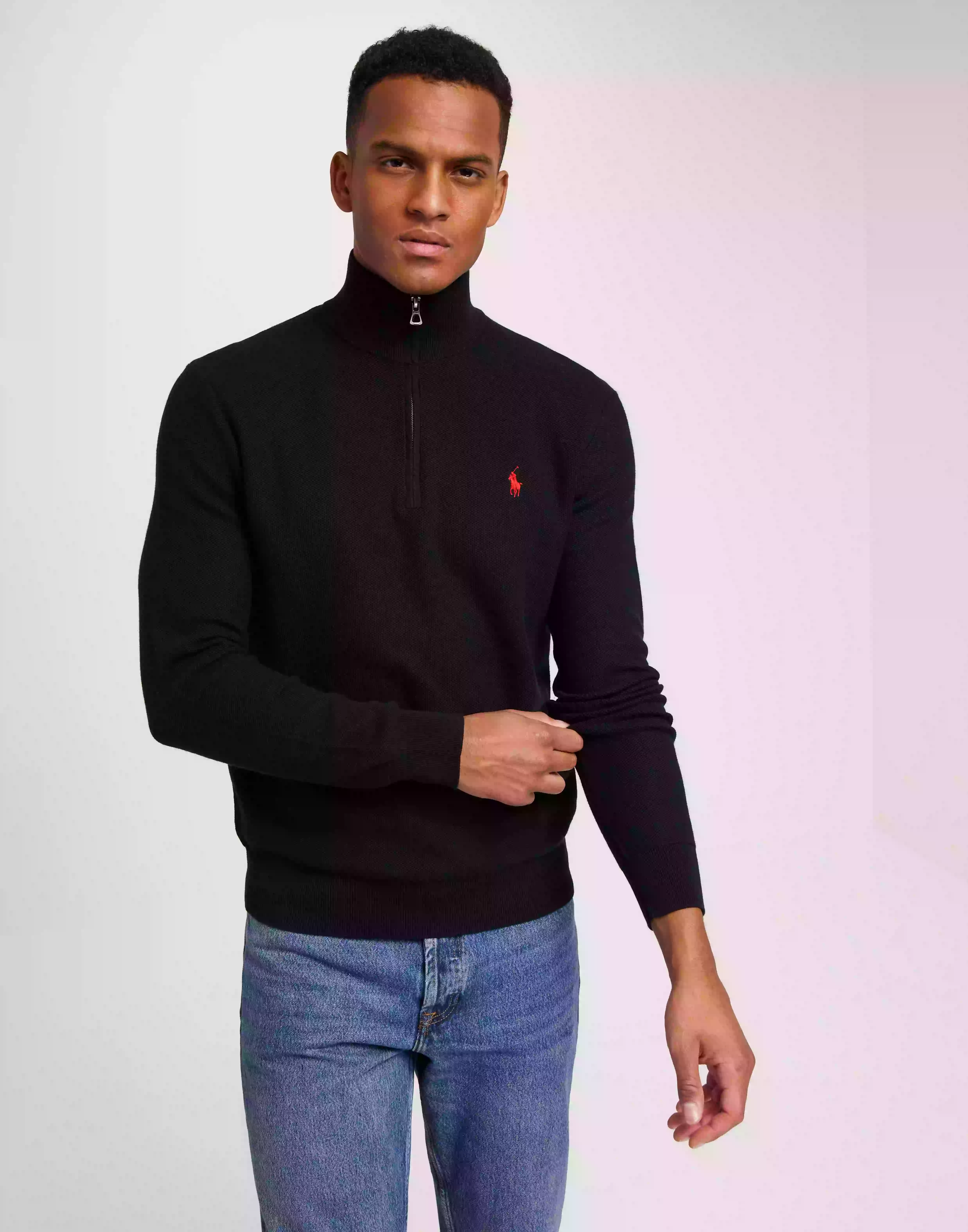 Polo Ralph Lauren Ls Hz-Long Sleeve-Pullover Strikkegensere Black