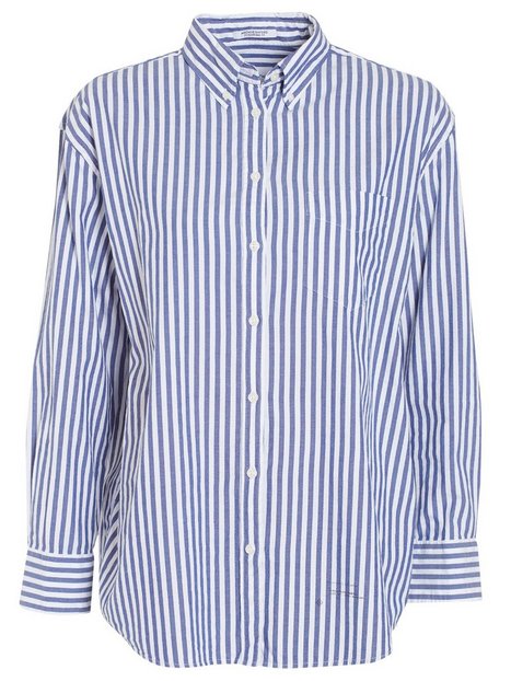 R1. Archive Oxford Bold Stripe - Gant - Ocean - Blouses & Shirts ...