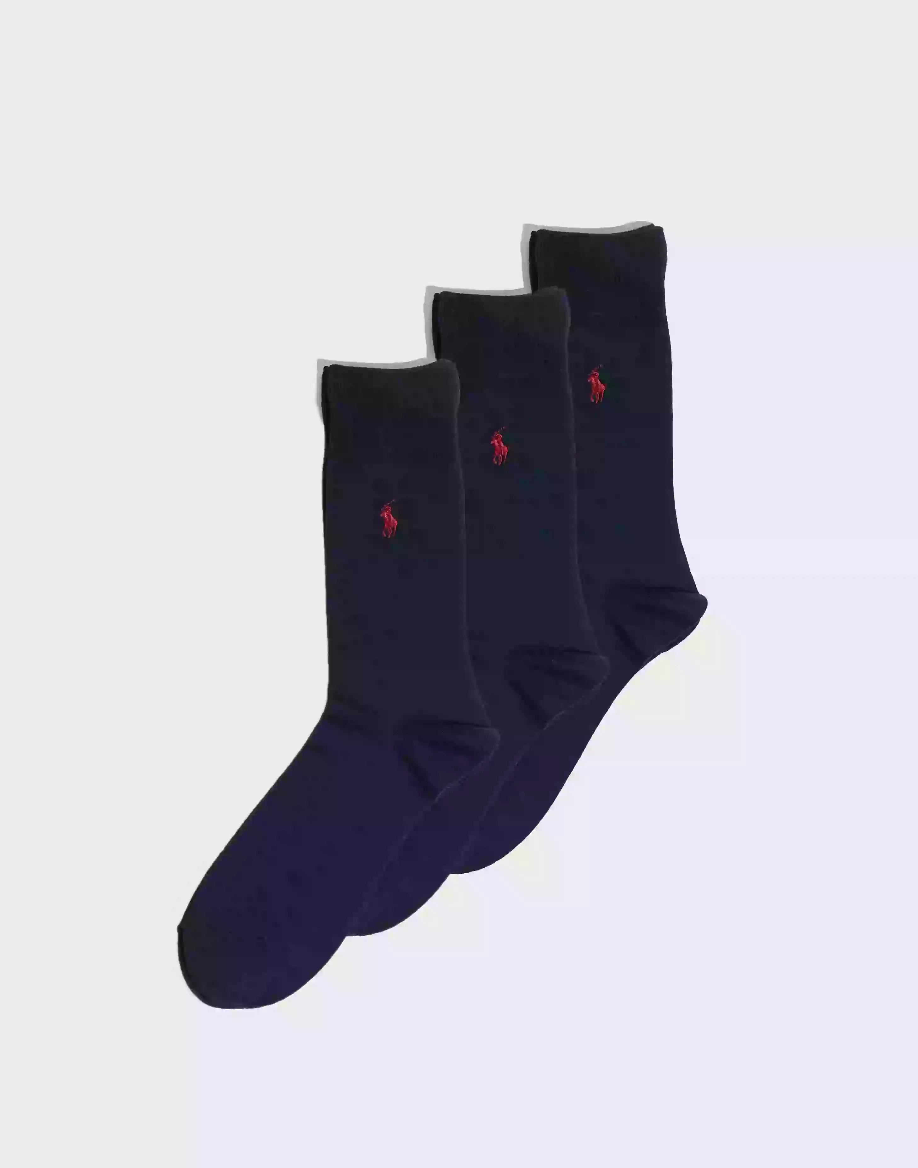 Polo Ralph Lauren Mercerized Socks 3-Pack Multipack sokker Navy
