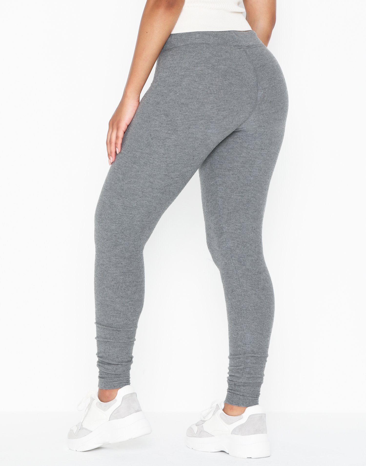 fine ribbed slim joggers