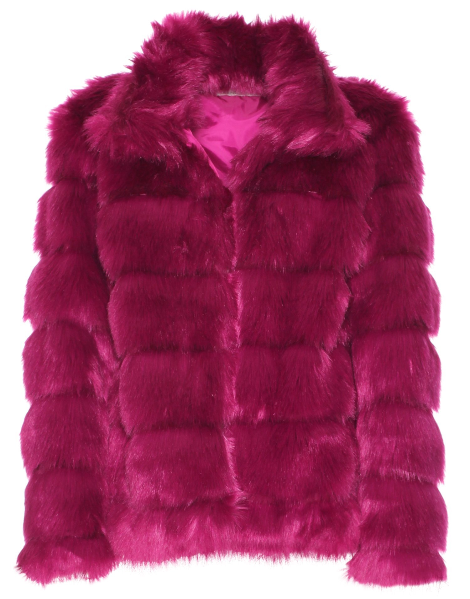 Puffy Fur Coat - Nly Trend - Fuchsia - Jackets - Clothing - Women ...