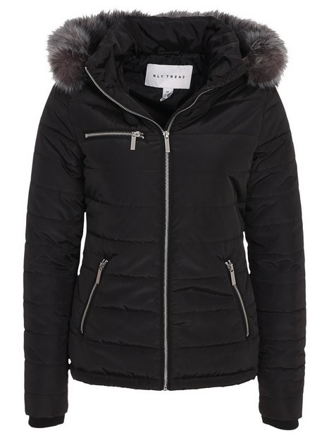 Puffer Fur Jacket - Nly Trend - Black - Jackets - Clothing - Women ...