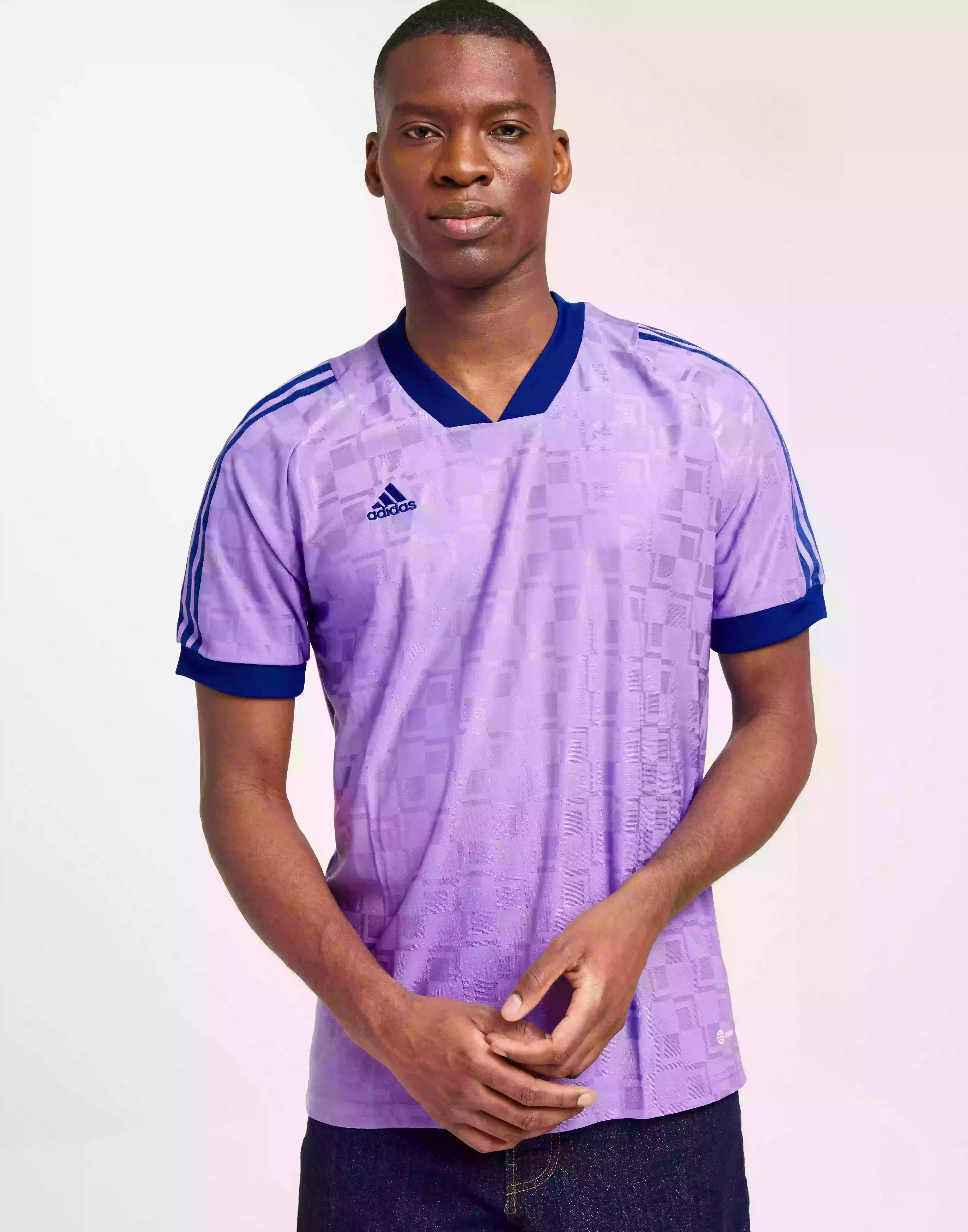 Adidas Originals Tiro Ss Jsy M T-shirts med tryck Purple