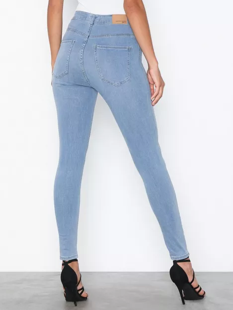 Molly high waist jeans - Blue - Women - Gina Tricot