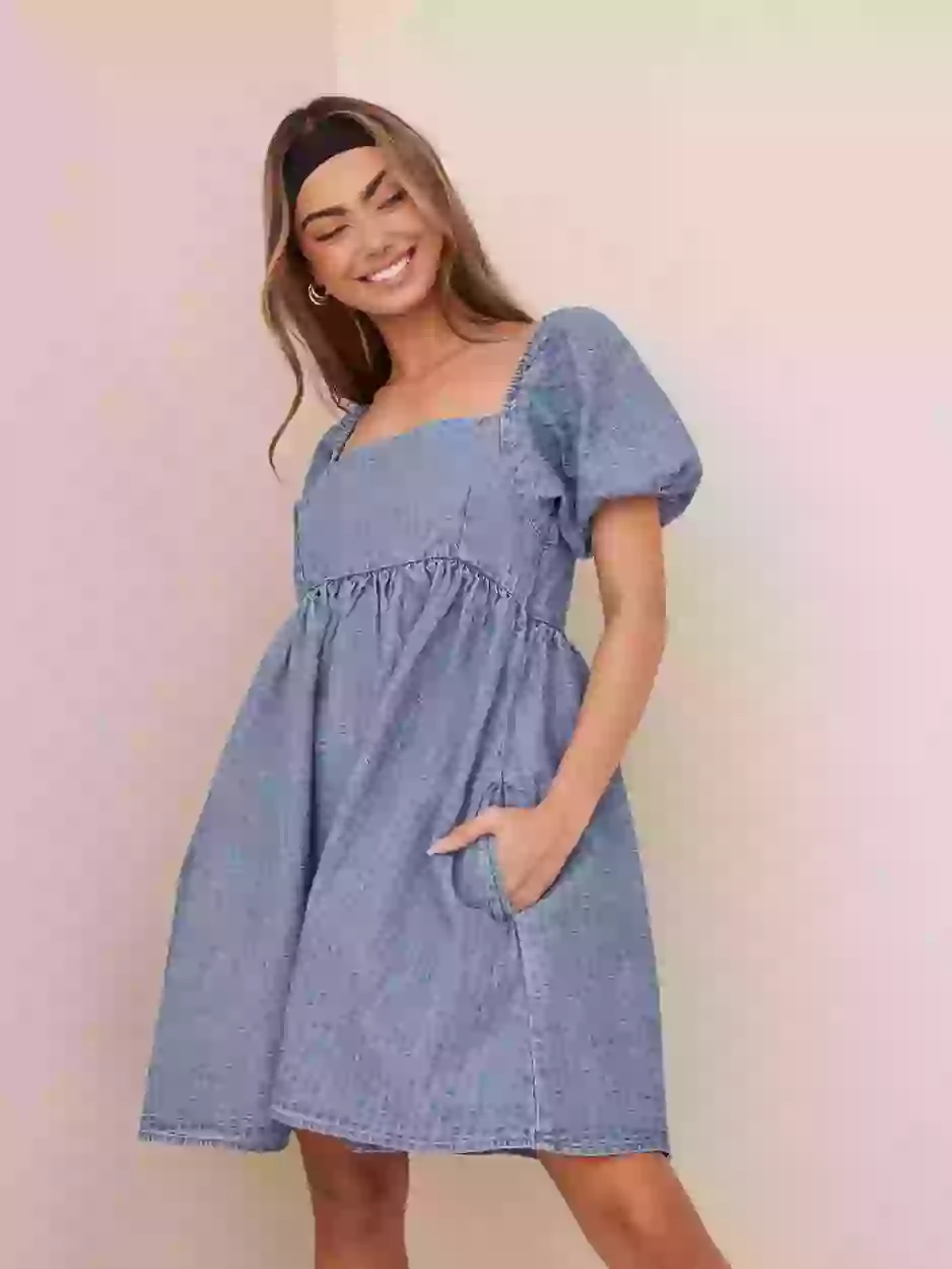 Levi's Sage Denim Dress Korta klänningar Blue product