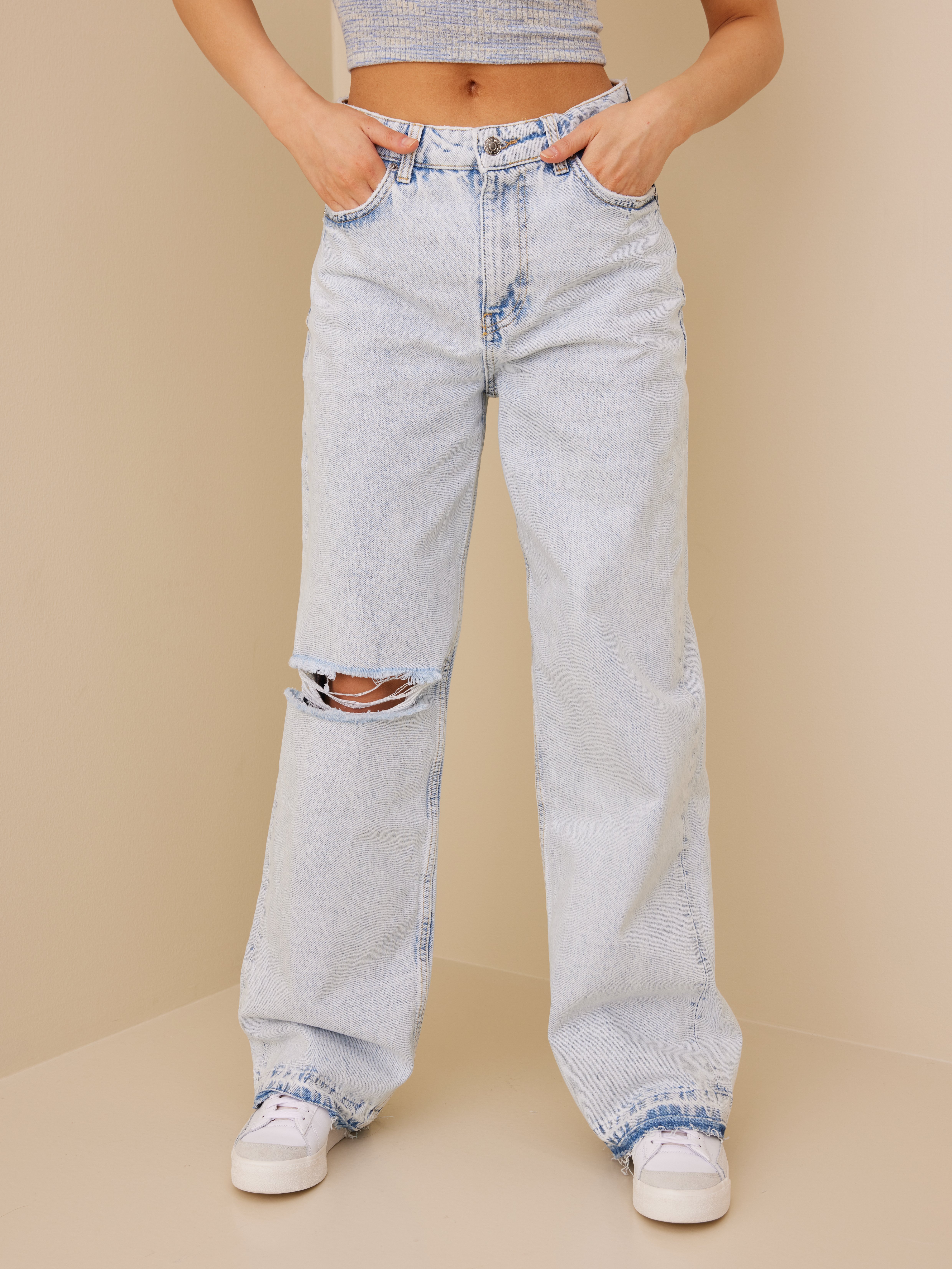 gina tricot baggy jeans