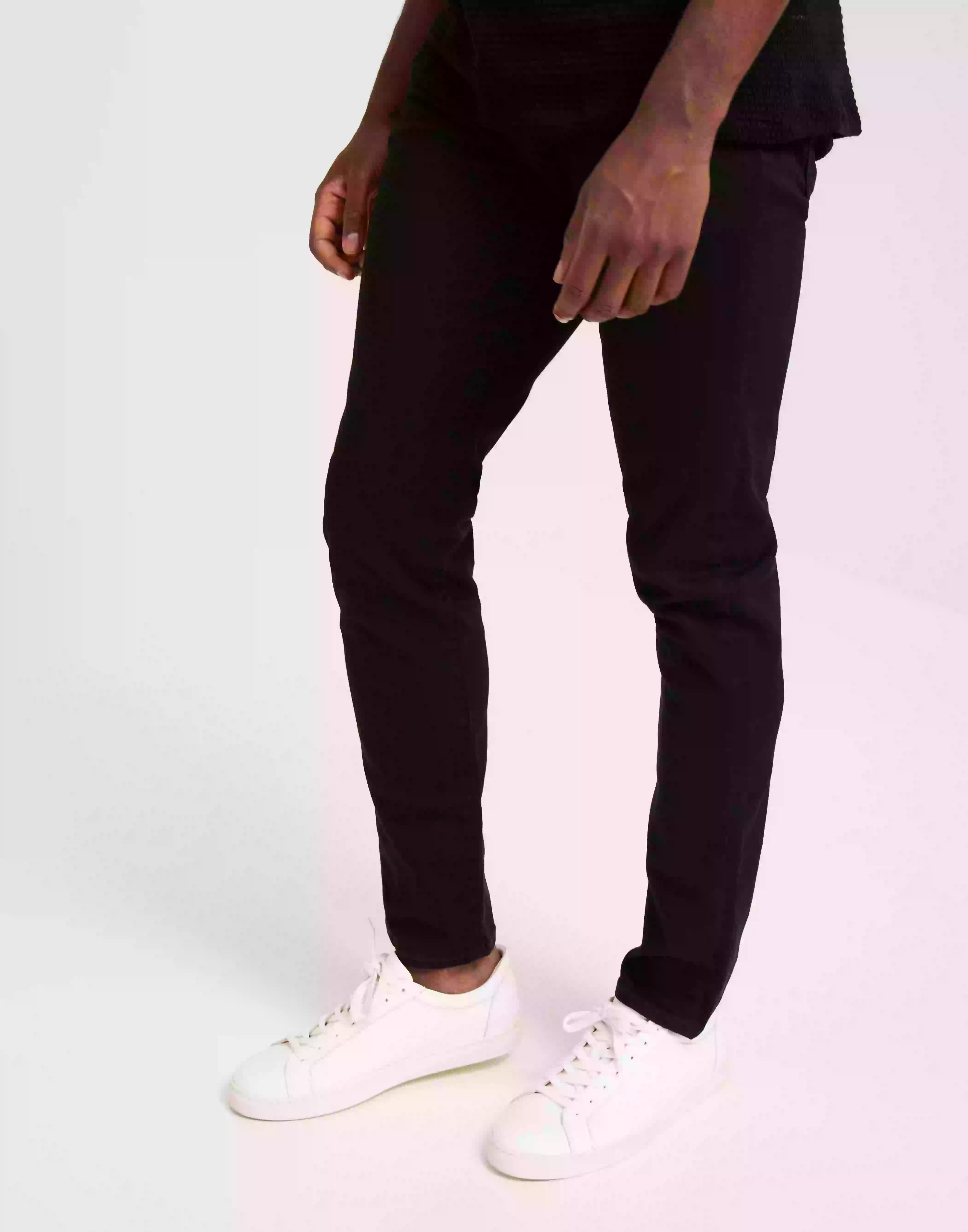Levi's 512 Slim Taper Nightshine Slim fit jeans Svart