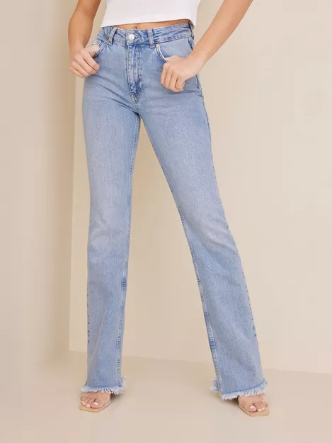 Afsnit blast hørbar Buy Gina Tricot Full length flare jeans - Classic Blue | Nelly.com