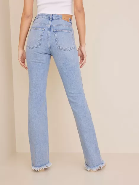 Buy Gina Tricot Full length flare jeans - Classic Blue