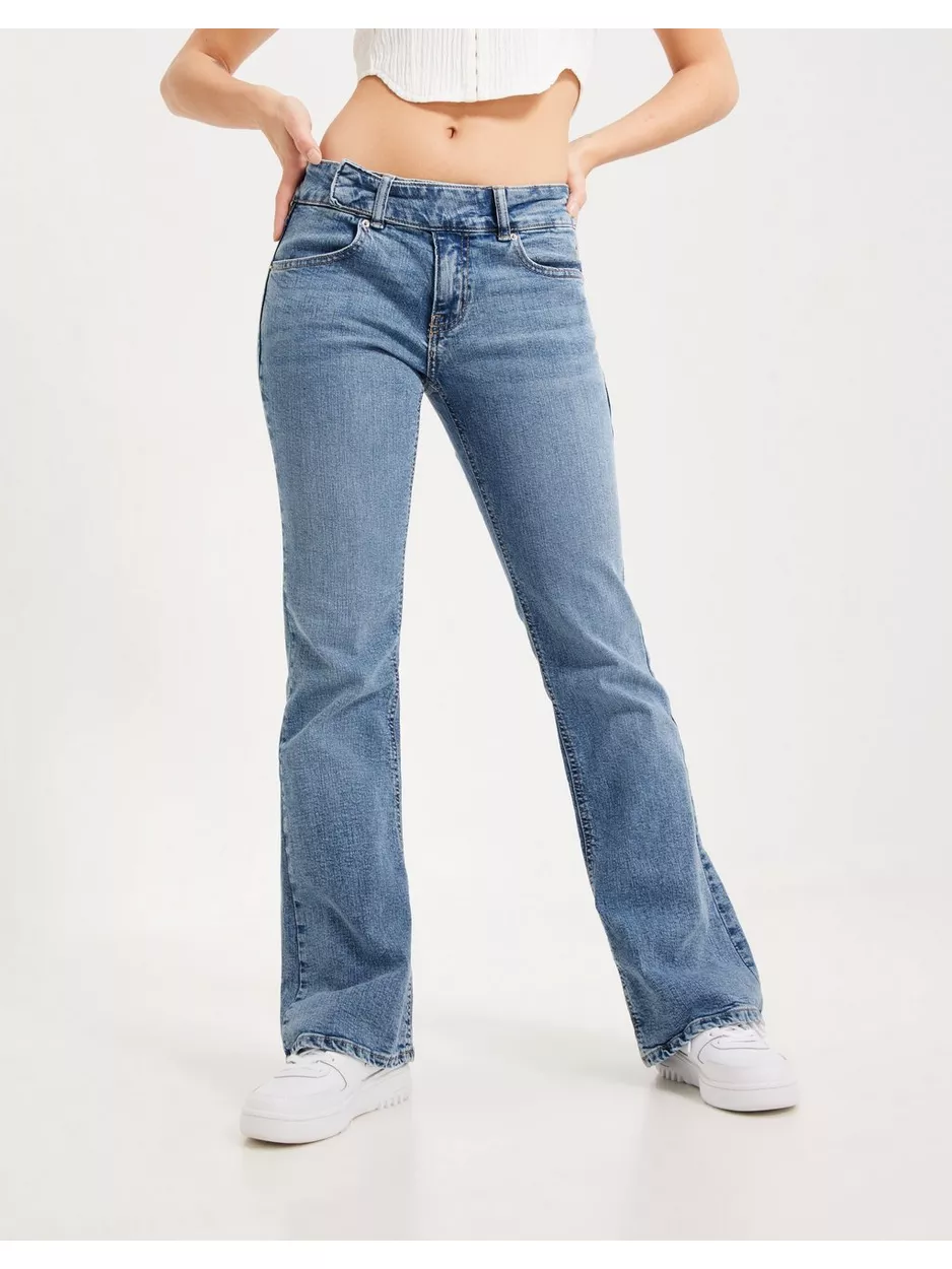 Gina Tricot Y2k bootcut jeans Blue