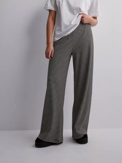 Striped soft trousers