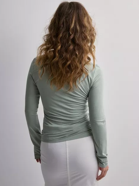 Buy Gina Tricot Soft touch jersey top - Sage