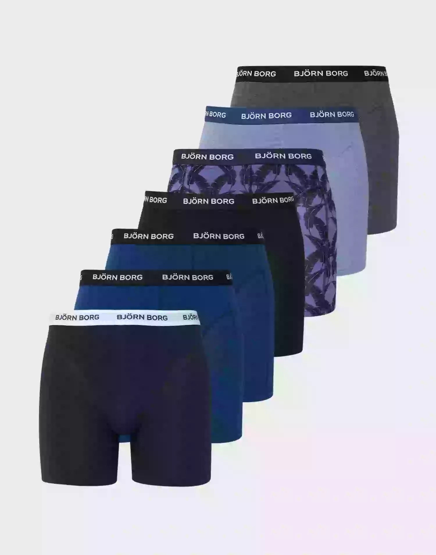 Björn Borg Cotton Stretch Boxer 7p Flerpack kalsonger Multicolor
