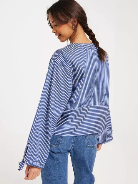 bekræfte Nord Danmark Buy Neo Noir Wanda Stripe Shirt - Blue | Nelly.com