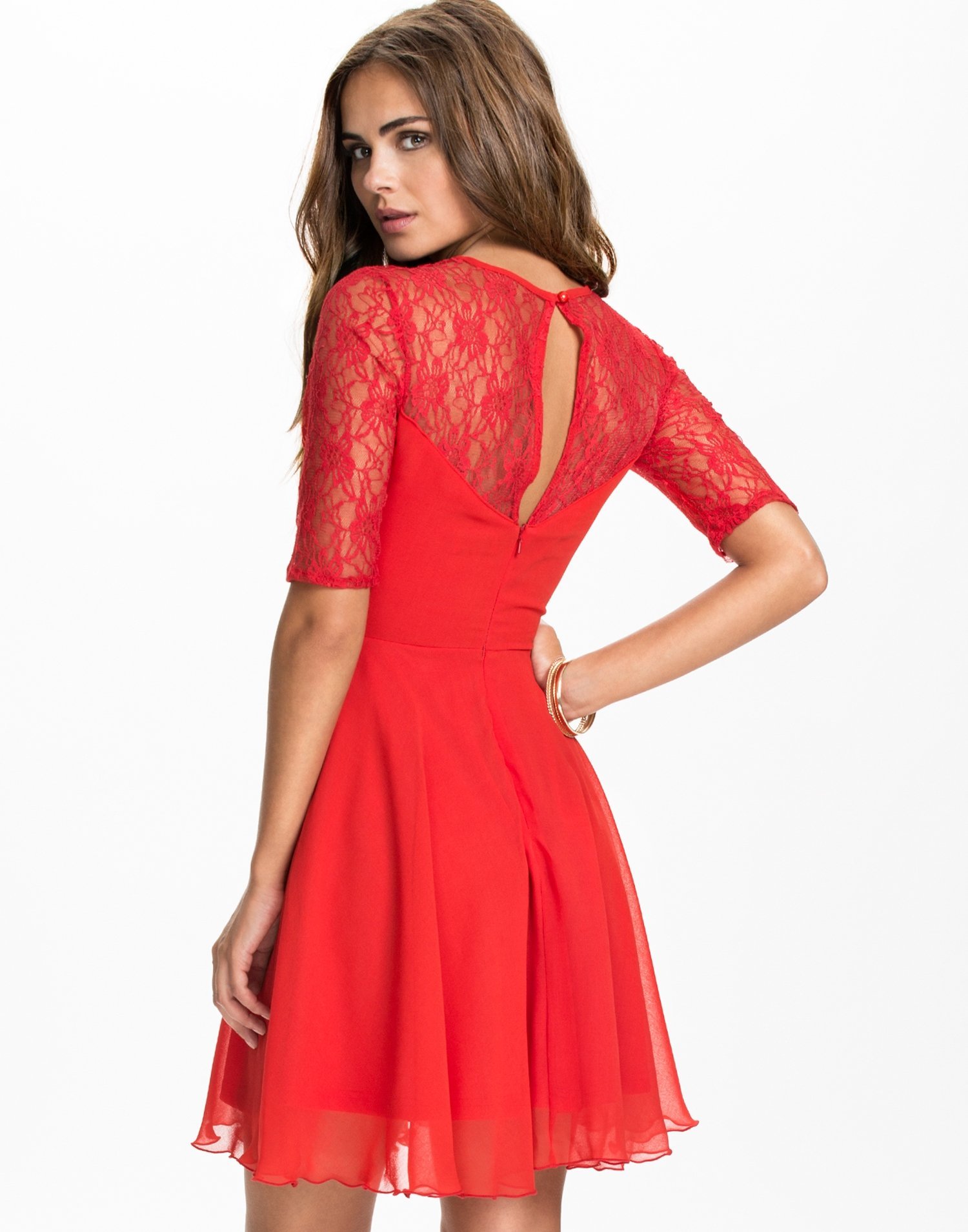 Elise Ryan | Elise Ryan 3/4 Lace Dress