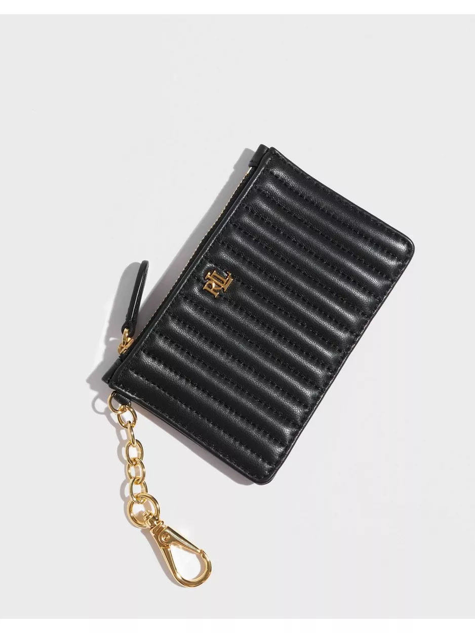 Lauren Ralph Lauren Zip Card Cas-Card Case-Small Punge & Kortholdere Black