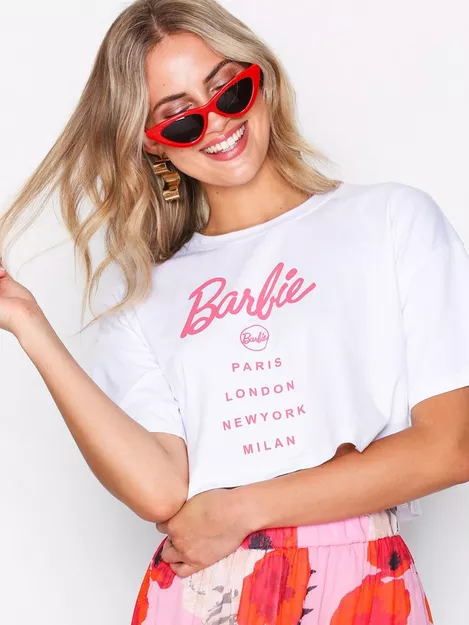 Barbie City Printed Crop T-shirt