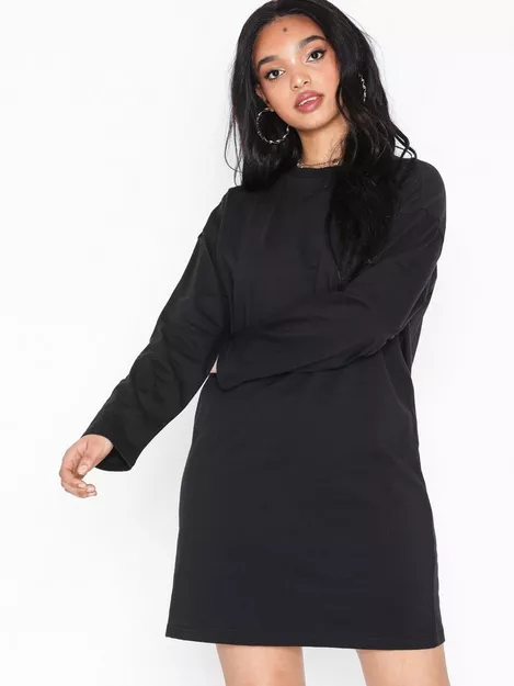 Missguided Black Oversized Long Sleeve Plunge Shirt