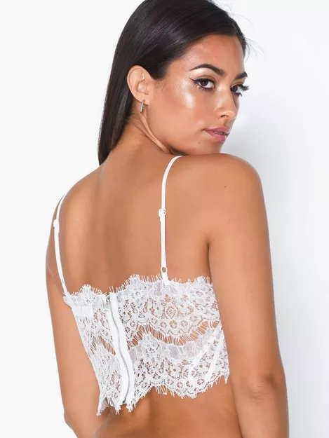 Buy Missguided Corded Lace Bralet - White