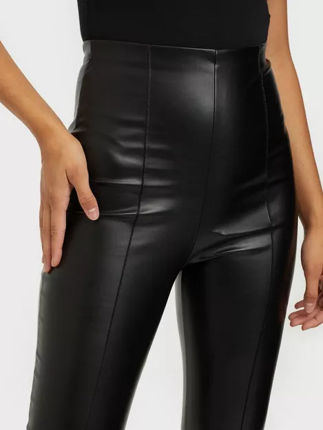 Buy Missguided Faux Leather Leggings - Black