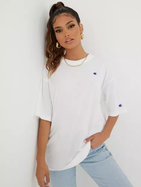 Køb Champion Maxi T-Shirt White | Nelly.com
