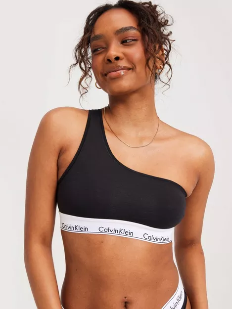 Buy Calvin Klein Underwear UNLINED BRALETTE (ONE SHOULDER) - Black