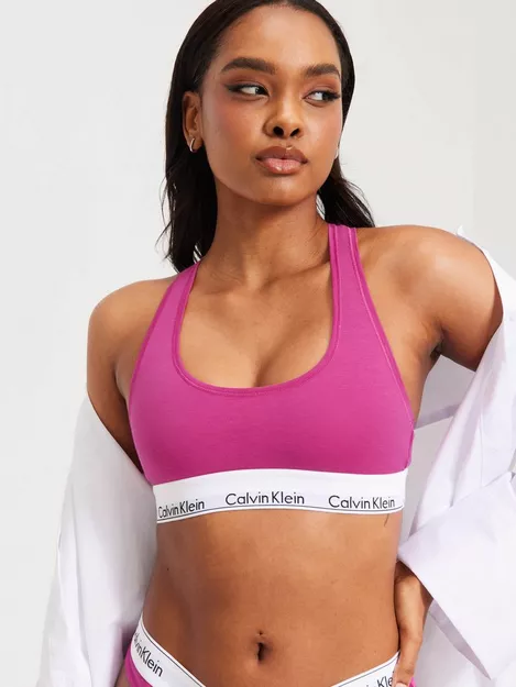 Buy Calvin Klein Underwear UNLINED BRALETTE - Very Berry