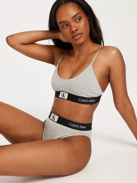 Buy Calvin Klein Underwear Unlined Bralette - Grey