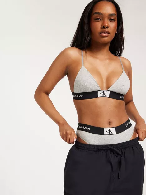 Buy Calvin Klein Underwear UNLINED TRIANGLE - GREY HEATHER