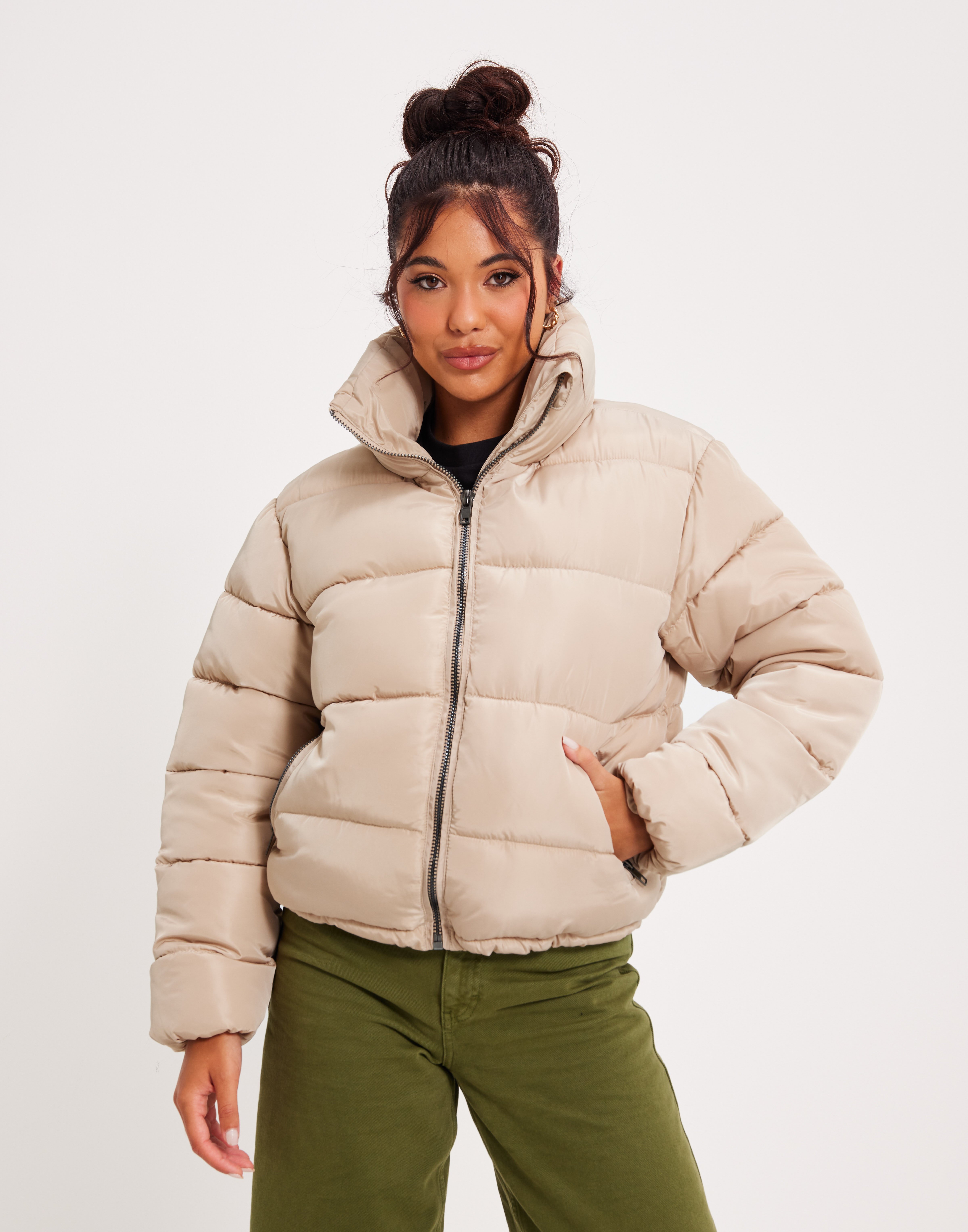 glamorous puffer coat