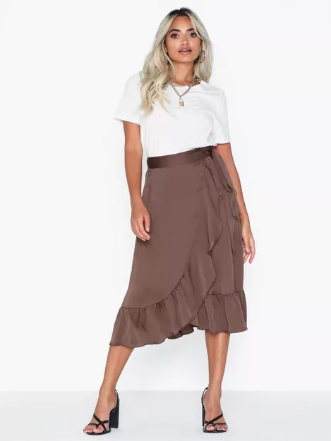 Buy Neo Mika Solid Skirt - Toffee