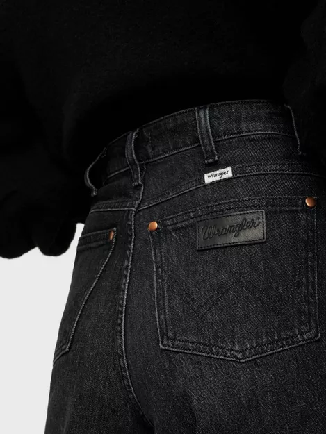 WRANGLER Regular Jeans 'BARREL' in Black Denim