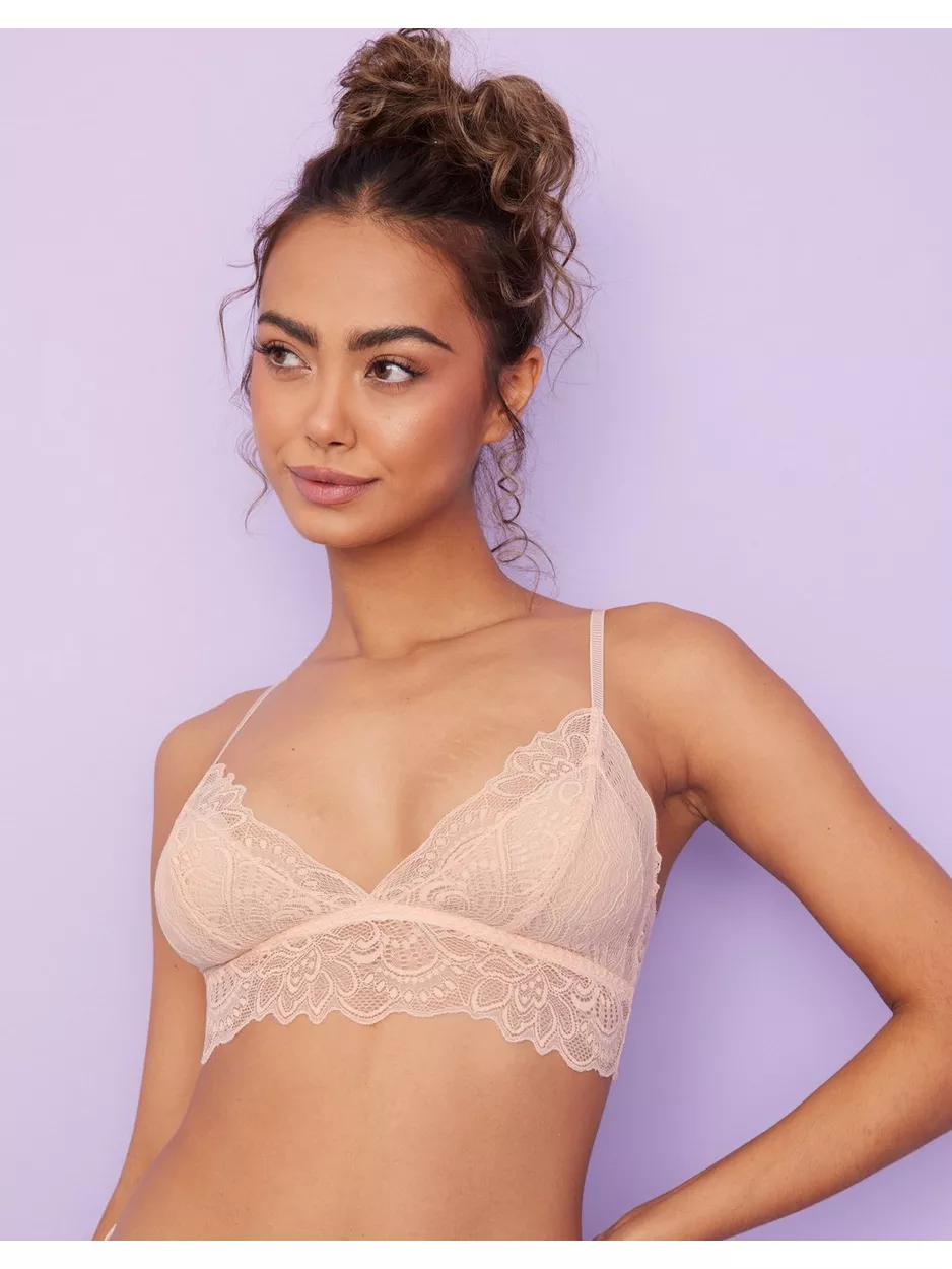 Neo Noir Skin Lemon Bra Mjuk BH utan bygel Nude