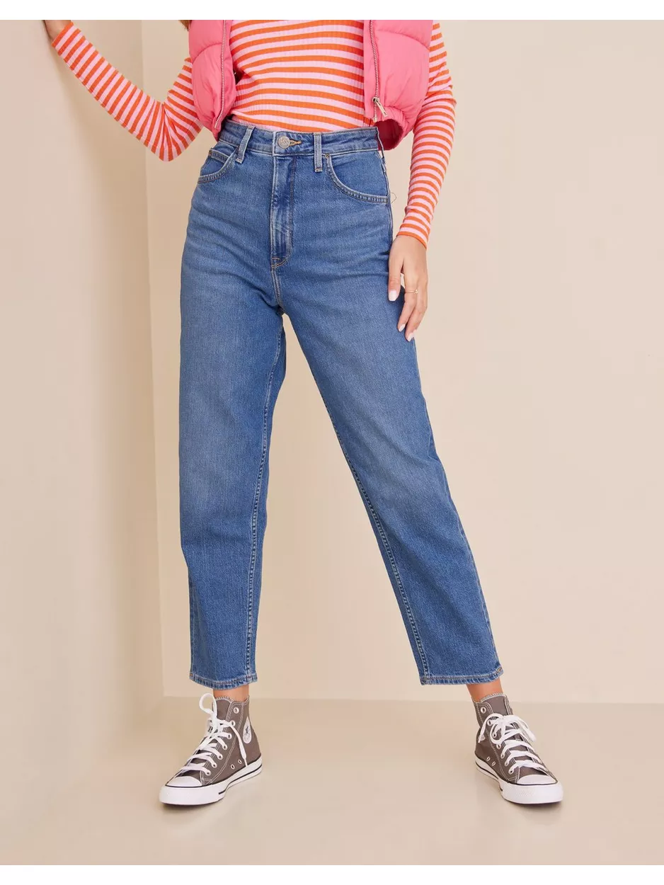 Lee Jeans Stella Tapered High waisted jeans Blue