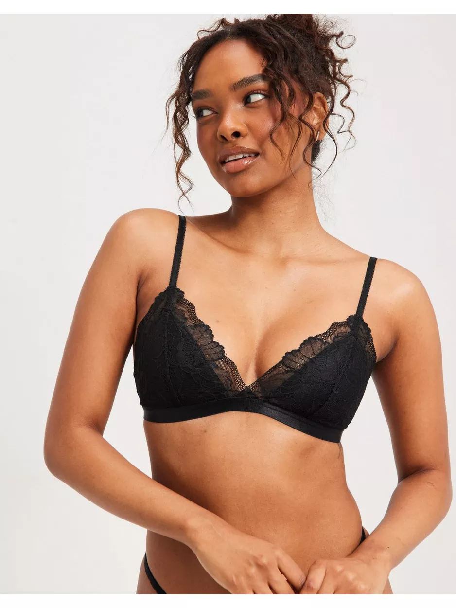 Neo Noir Skin Cantaloupe Bra Mjuk BH utan bygel Black