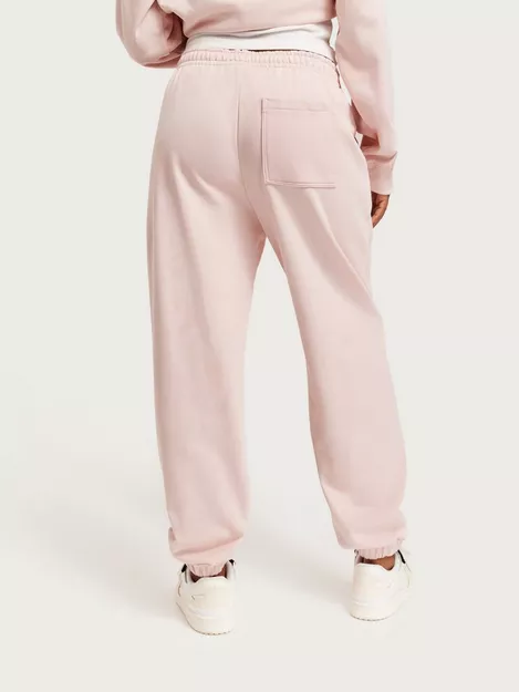 New Balance small logo joggers in pink