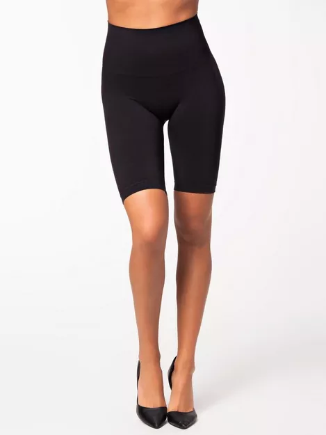 ASSETS by SPANX Women's Remarkable Results Mid-Thigh Shaper - Black S