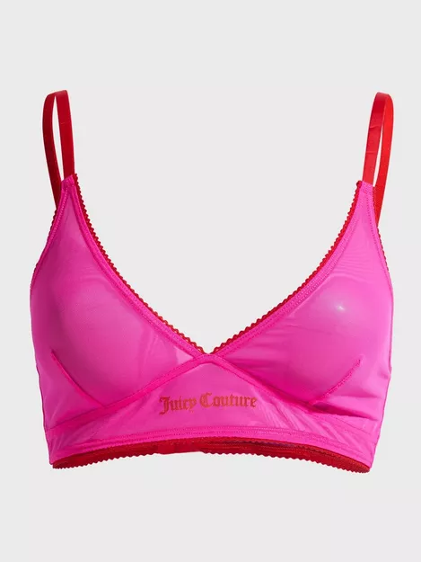 Buy Juicy Couture MESH TRIANGLE BRA - Pink Glo