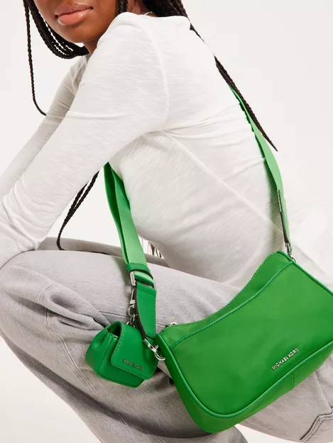 Buy Kors Jet Set Medium Nylon Gabardine Crossbody Bag with Case - Palm | Nelly.com
