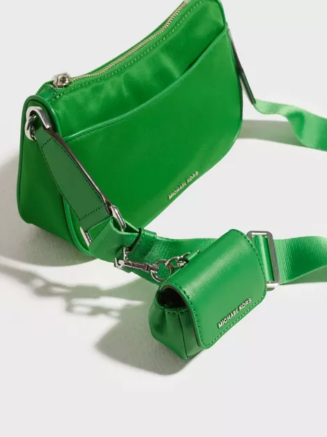 Buy Michael Kors Jet Set Medium Nylon Gabardine Crossbody Bag with Case -  Cerise