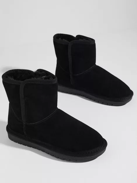 rig afrikansk Vedligeholdelse Buy Duffy Warm Leather Boots - Black | Nelly.com