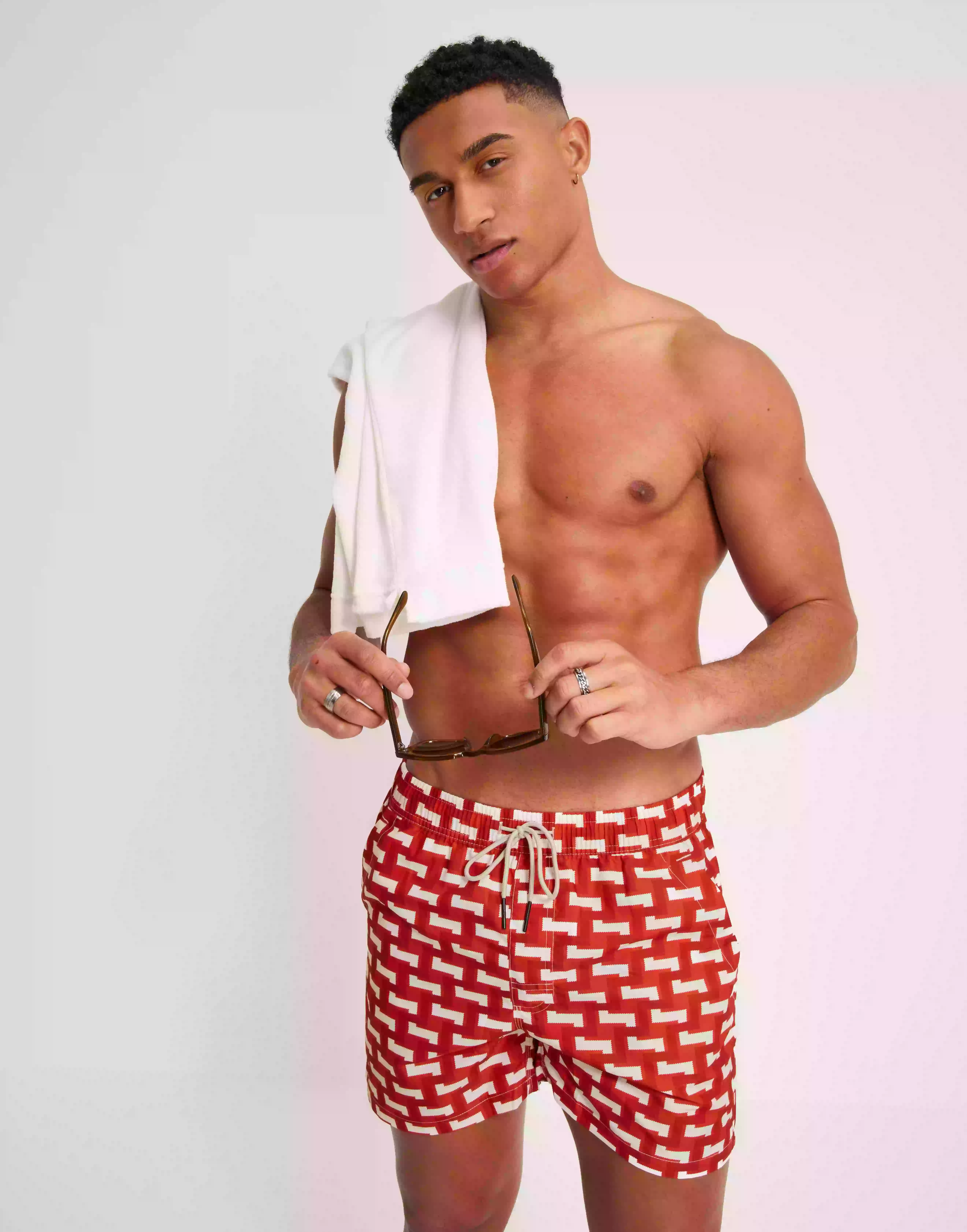 OAS Swim Shorts Badbyxor Red