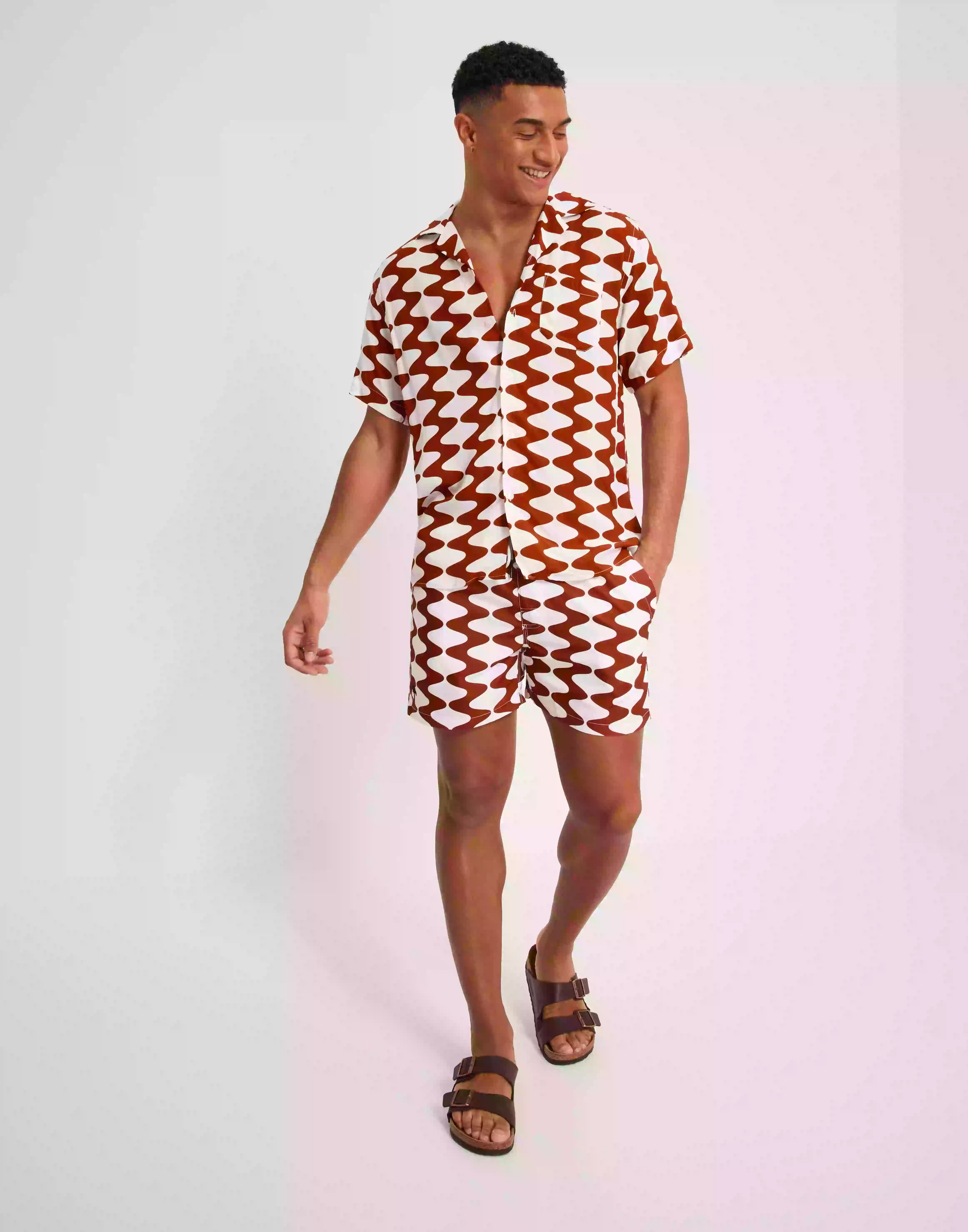 OAS Swim Shorts Badbyxor Burgundy