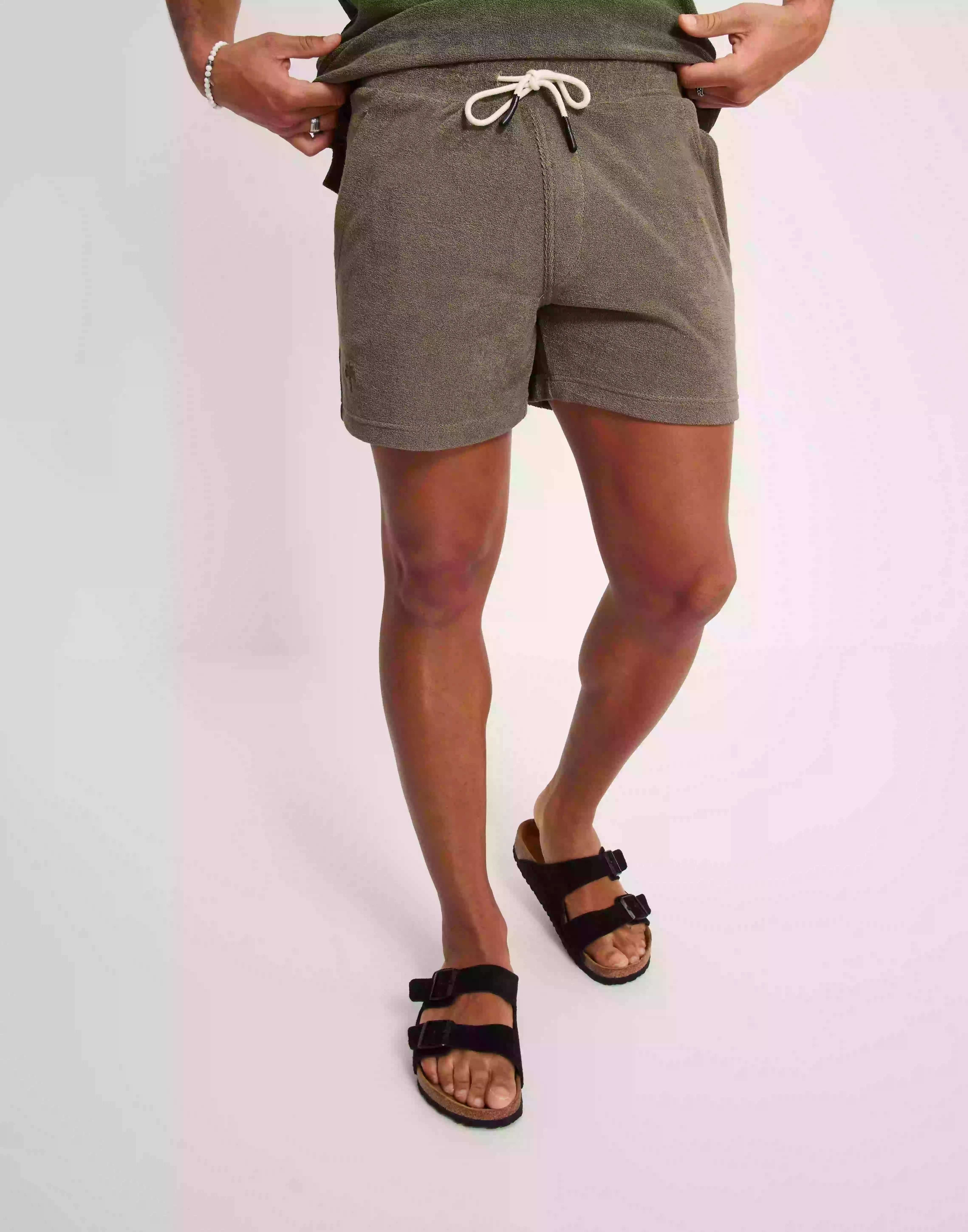 OAS Terry Shorts Joggeshorts Khaki