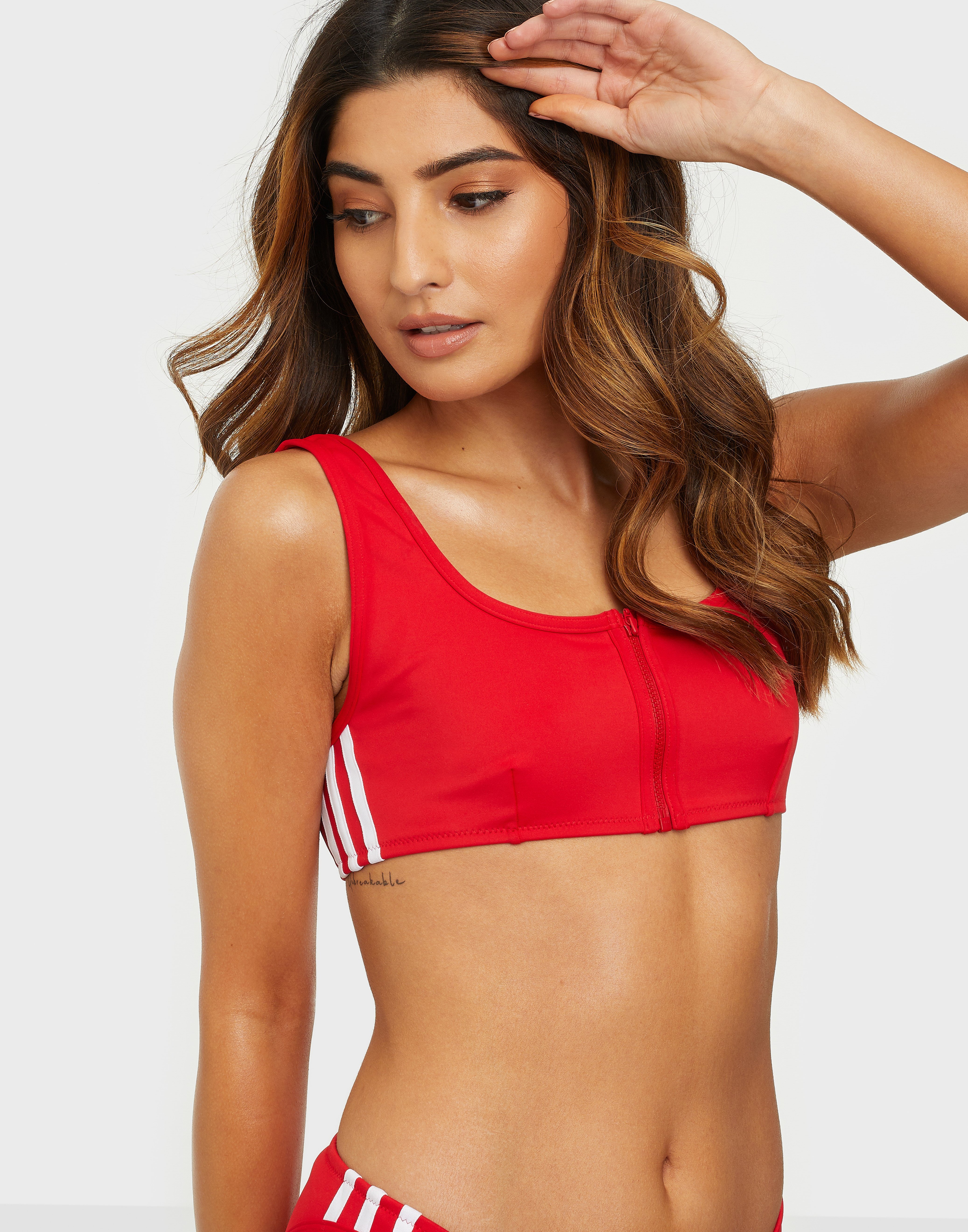 adidas crop top bikini