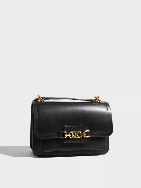 Buy Michael Kors Heather Large Leather Shoulder Bag - Black